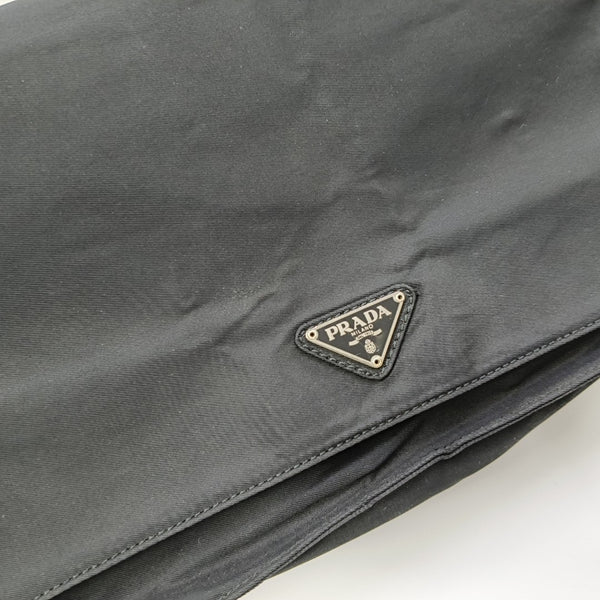 Nylon Shoulder Bag Black