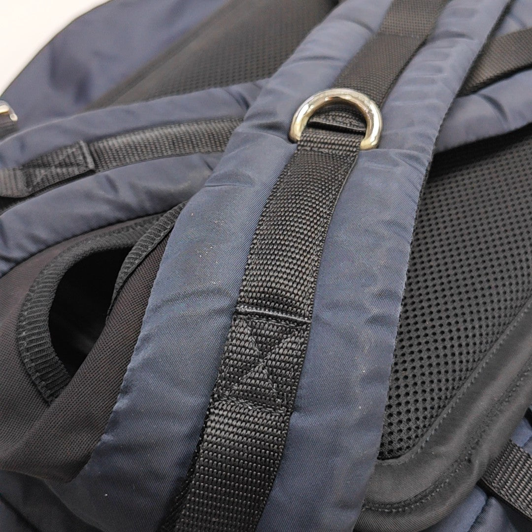 Nylon Backpack Blue