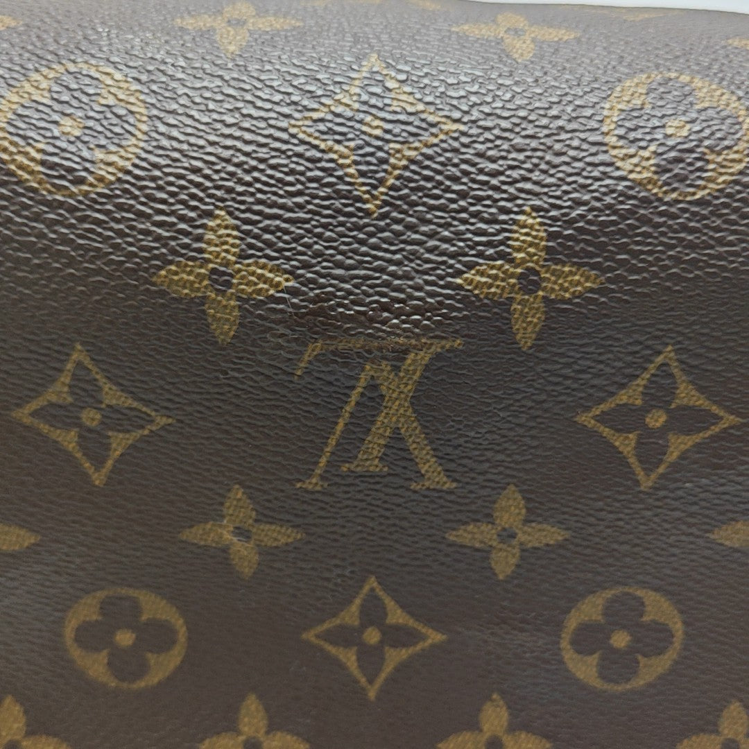 SPEEDY 30 Monogram Coated Canvas Brown