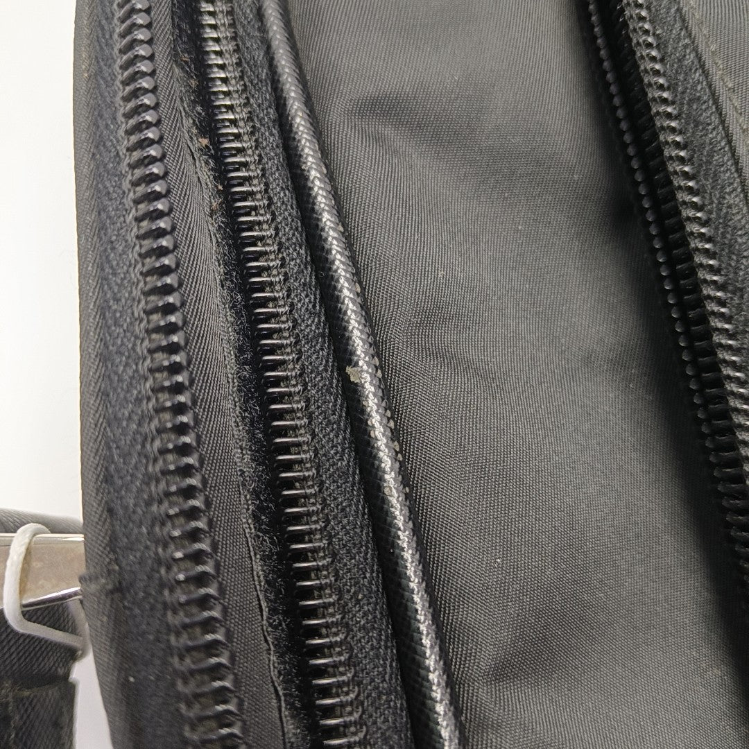 Nylon Shoulder Bag Black