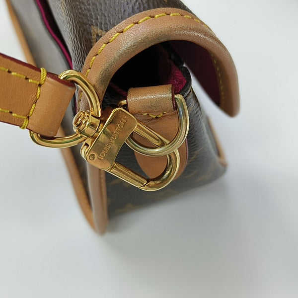 DIANE Monogram Coated Canvas Brown