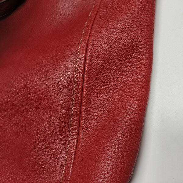 Abbey Calfskin Red