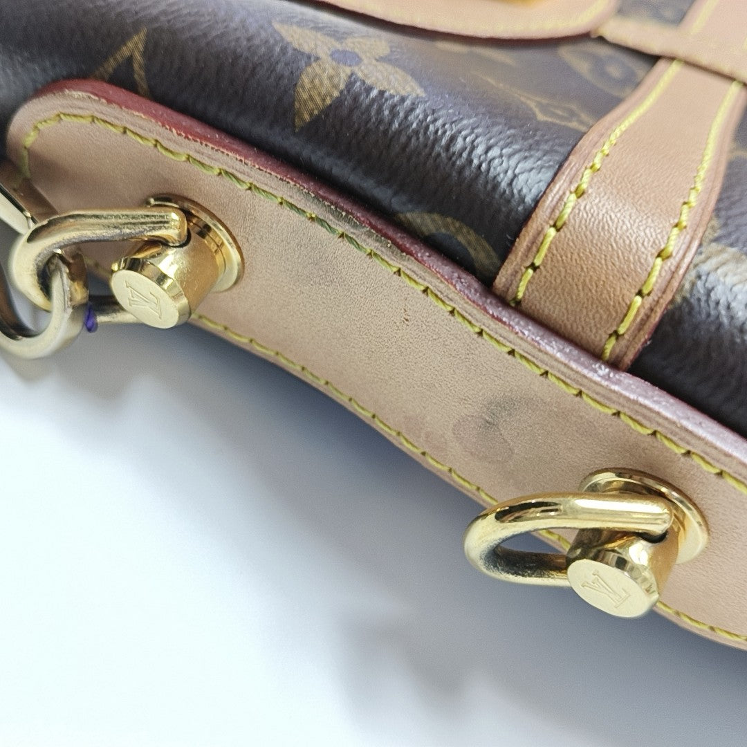 DUFFLE Monogram Coated Canvas Brown