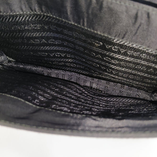 Nylon Shoulder Bag Black