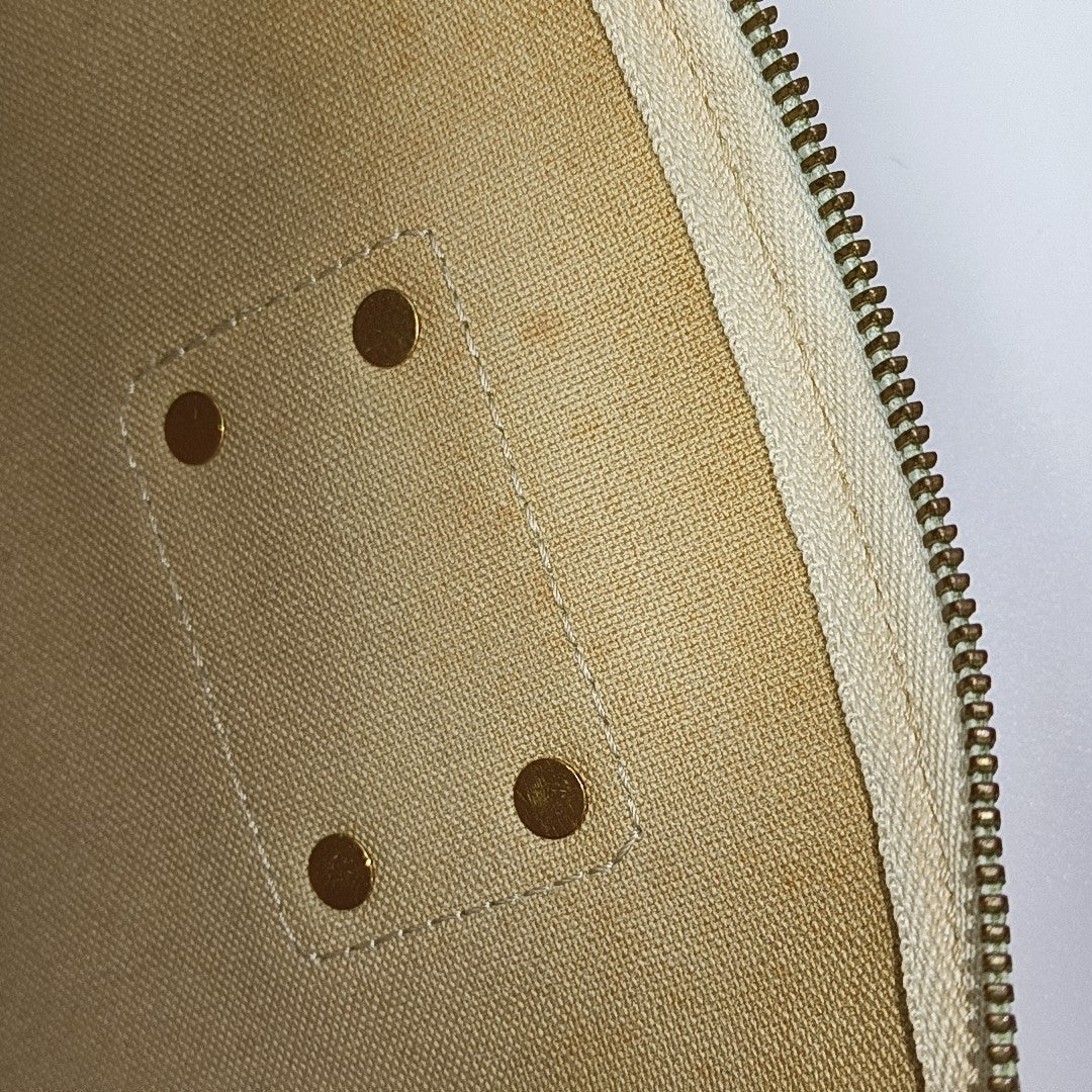 EVA Damier Azur Coated Canvas White