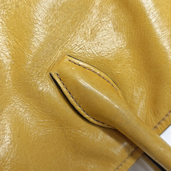 Calfskin Tote Bag Yellow
