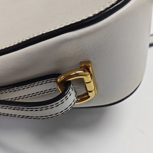 Calfskin Shoulder Bag White
