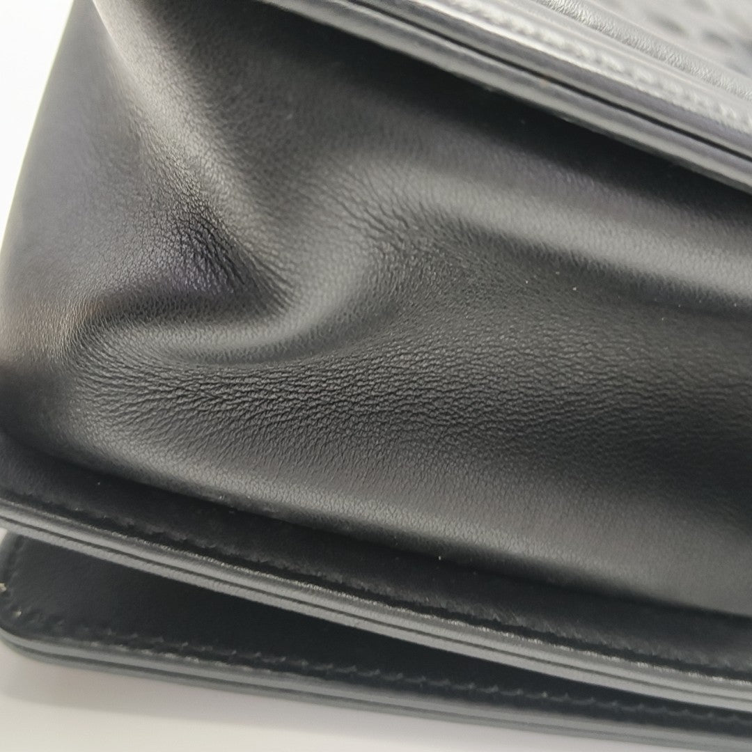 BOY CHANEL Medium Quilted Calfskin Black