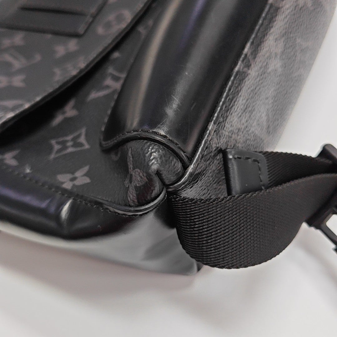 VOYAGER PM Monogram Coated Canvas Black