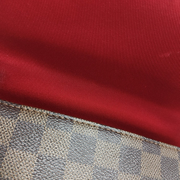 CROISETTE Damier Ebene Coated Canvas Brown