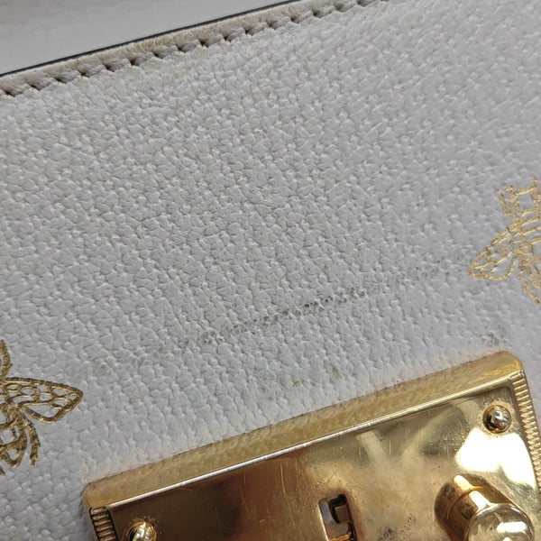 Padlock Small Calfskin White