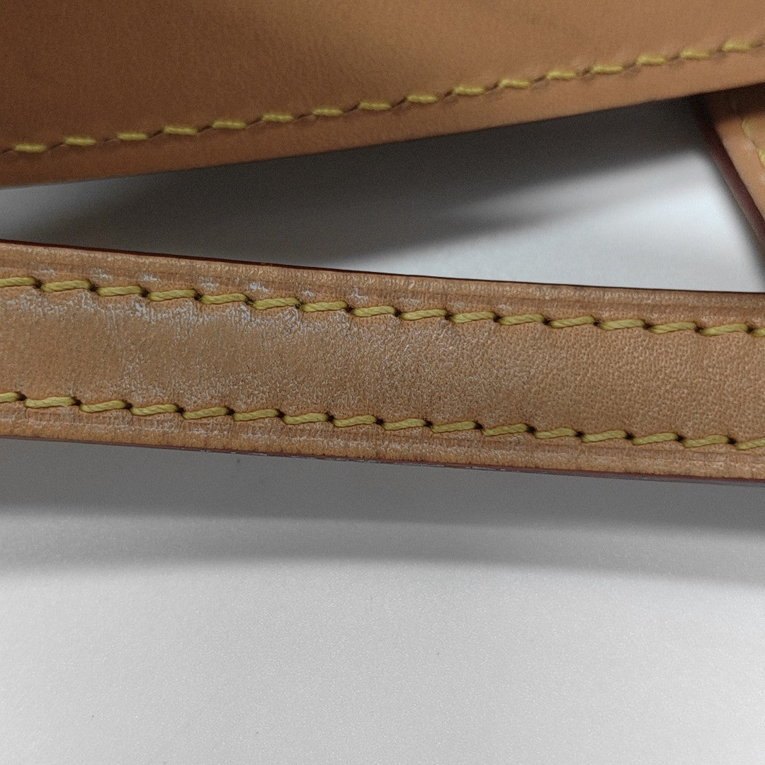 SIDE TRUNK MM Monogram Coated Canvas Brown
