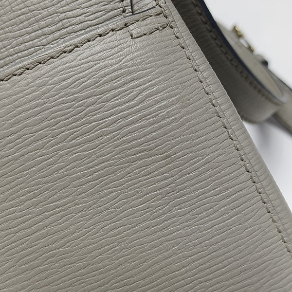 Calfskin Shoulder Bag Gray