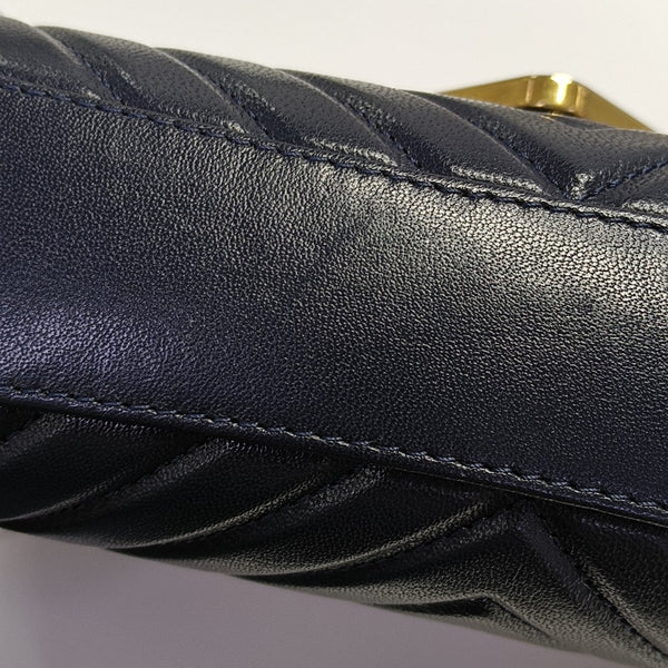 Chevron Lambskin Blue