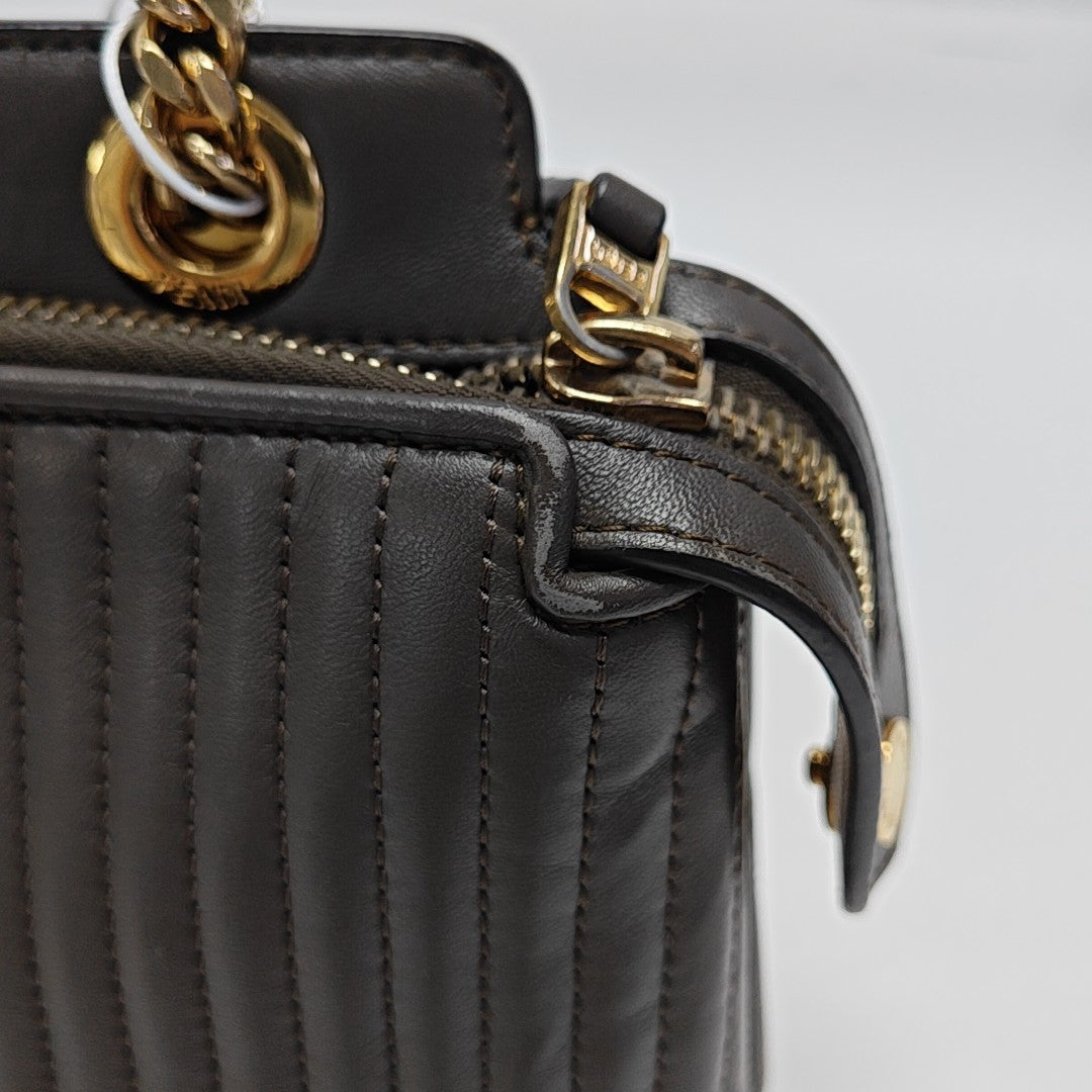 Dotcom Quilted Calfskin Brown