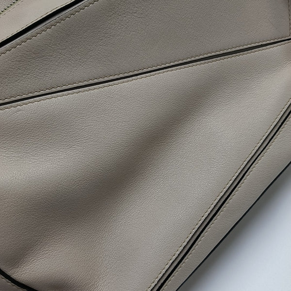 Puzzle Medium Calfskin Beige