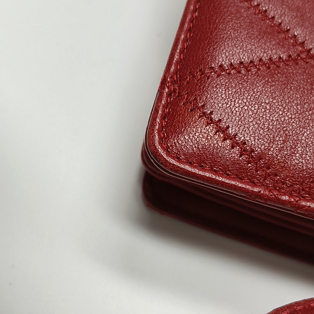 ANGIE Quilted Lambskin Red