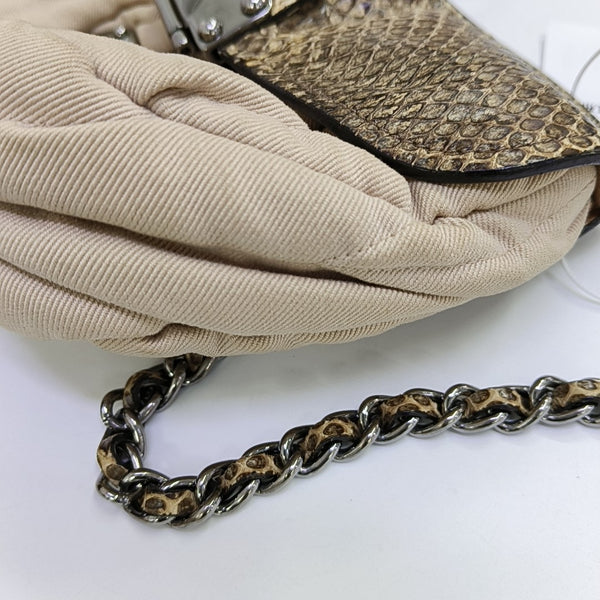 Canvas Shoulder Bag Beige