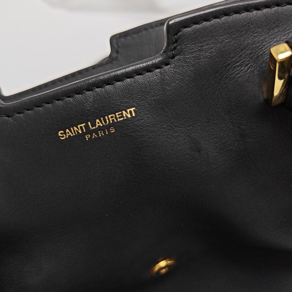 CHYC Y LIGNE Medium Calfskin Black