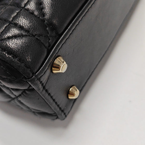 Lady Dior Mini Cannage Piel de cordero Negro