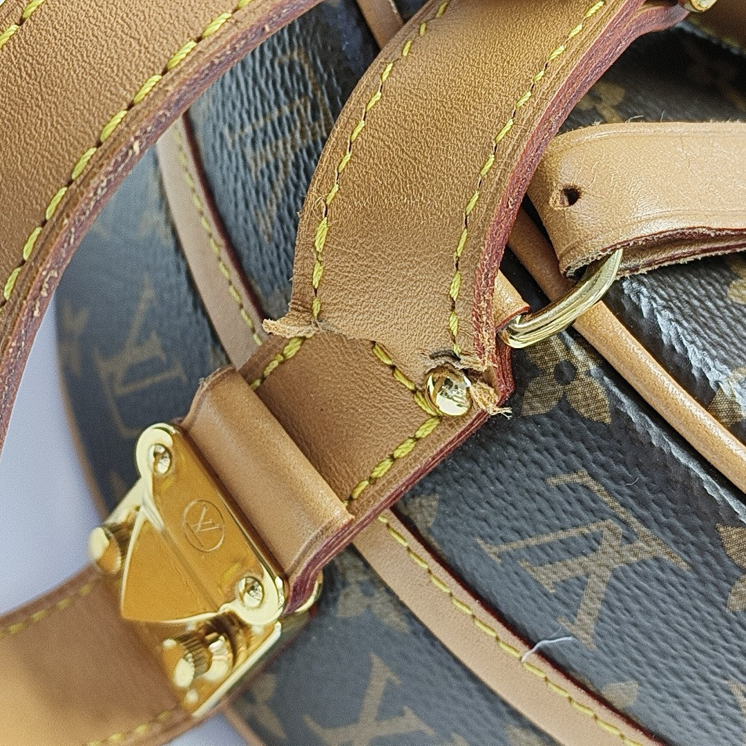 BOITE CHAPEAU PM Monogram Coated Canvas Brown