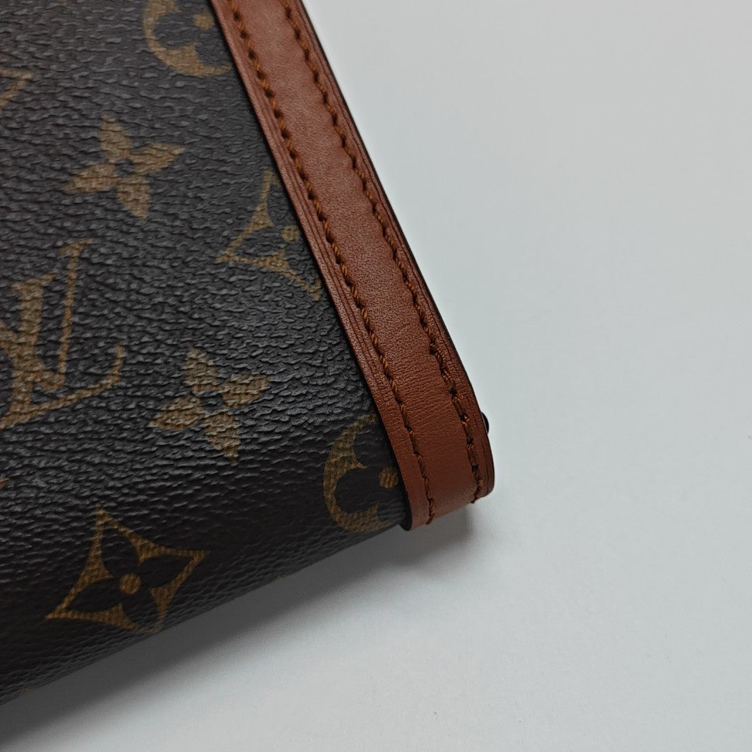 DAUPHINE Monogram Coated Canvas Brown