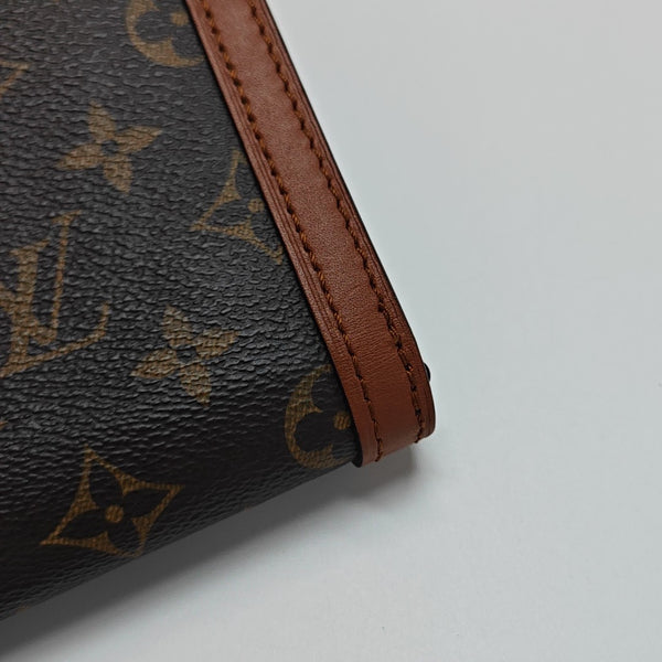 DAUPHINE Monogram Coated Canvas Brown