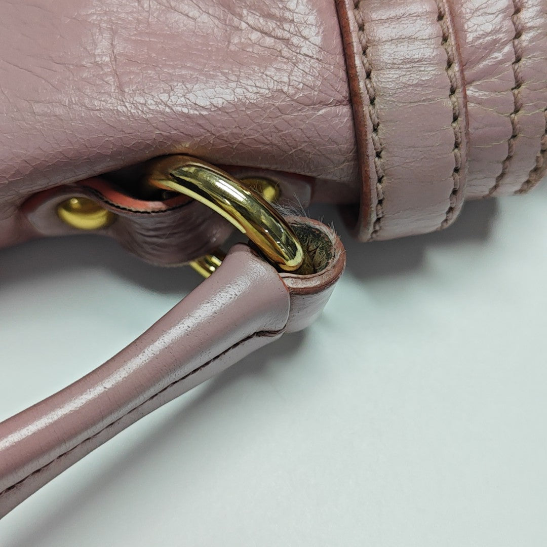 Bow Calfskin Pink
