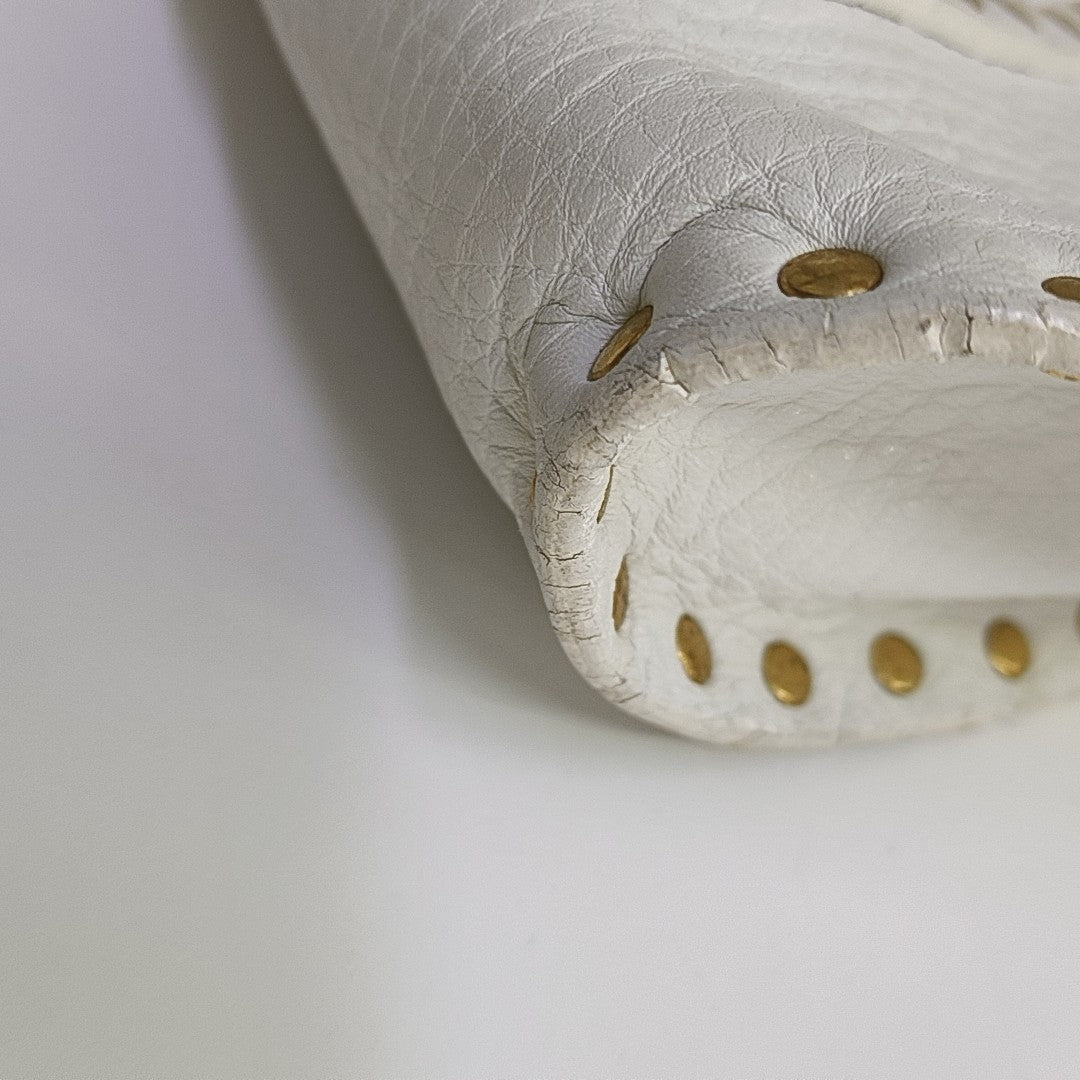POULBOT Calfskin White