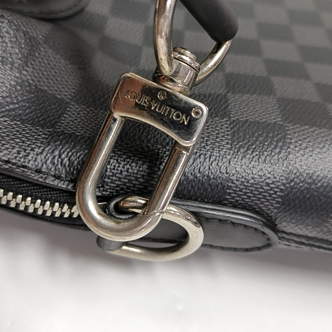 PORTE-DOCUMENTS Damier Graphite Coated Canvas Black
