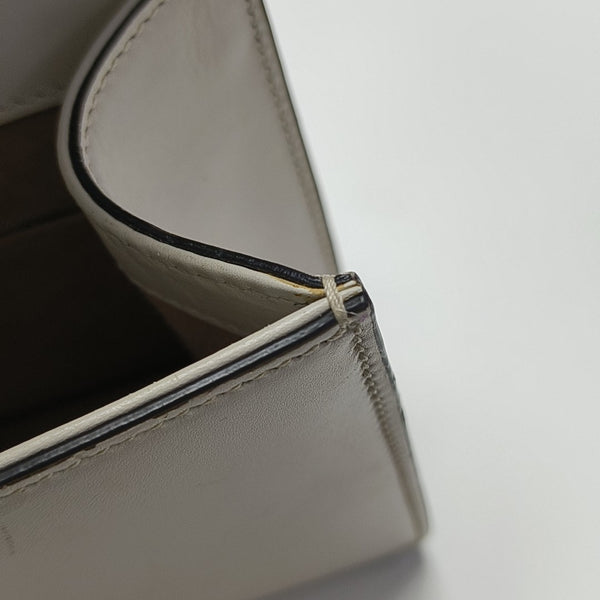 Sylvie Mini Calfskin White