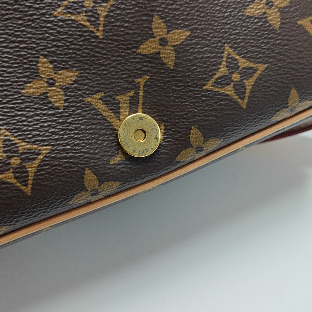 DIANE Monogram Coated Canvas Brown