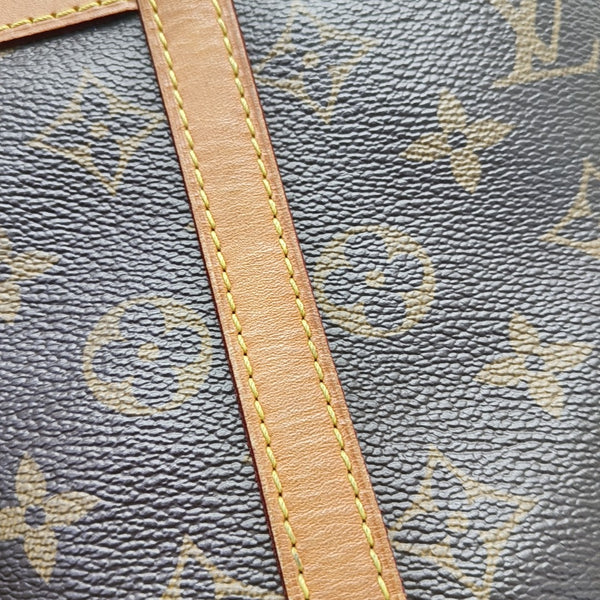 DUFFLE Monogram Coated Canvas Brown