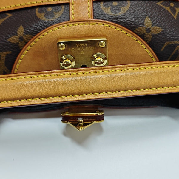 DUFFLE Monogram Coated Canvas Brown