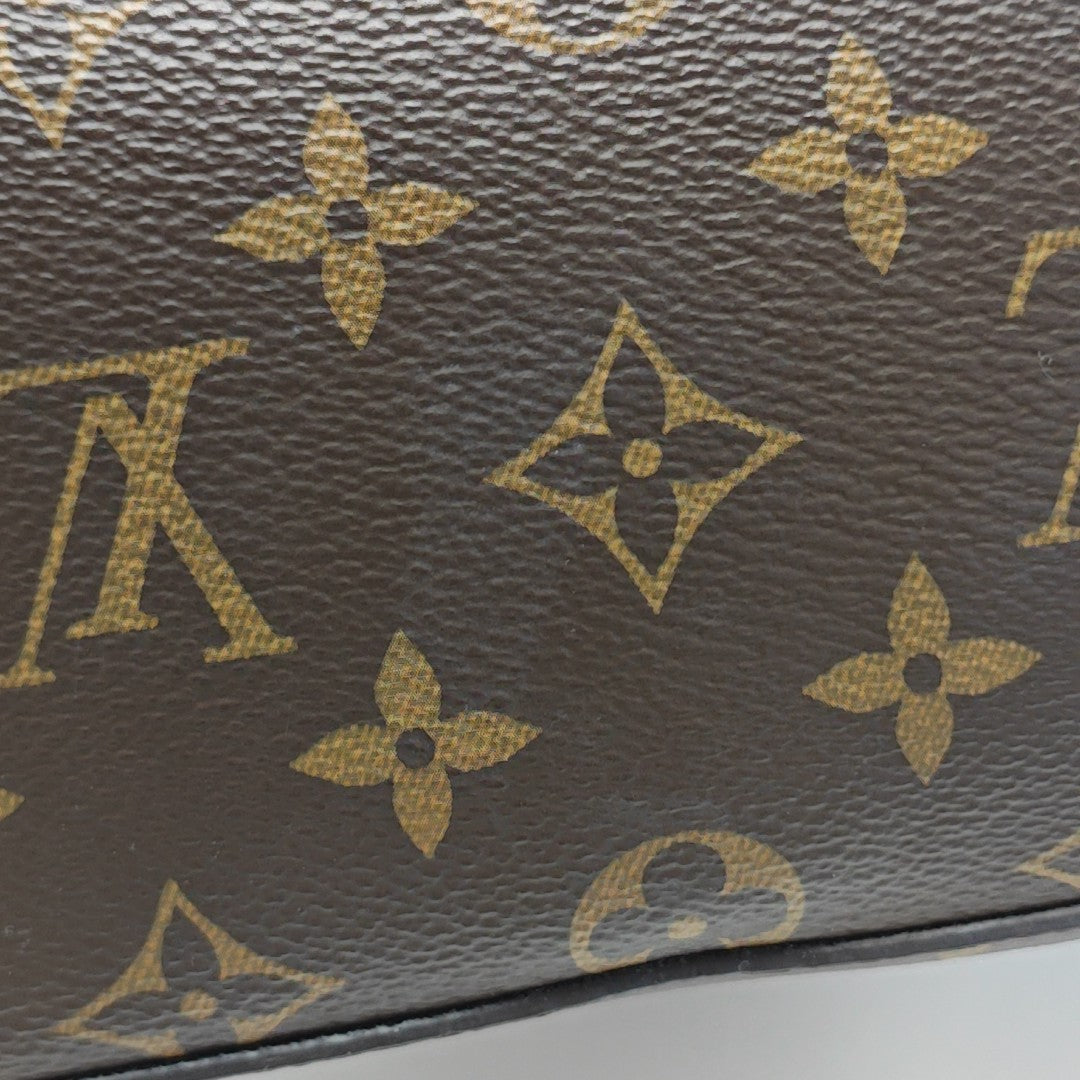 NÉONOÉ MM Monogram Coated Canvas Brown