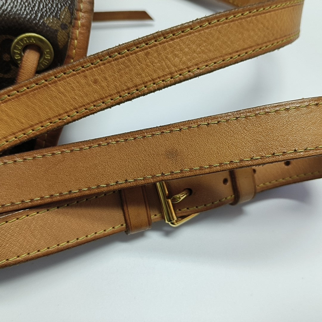 NOÉ BB Monogram Coated Canvas Brown