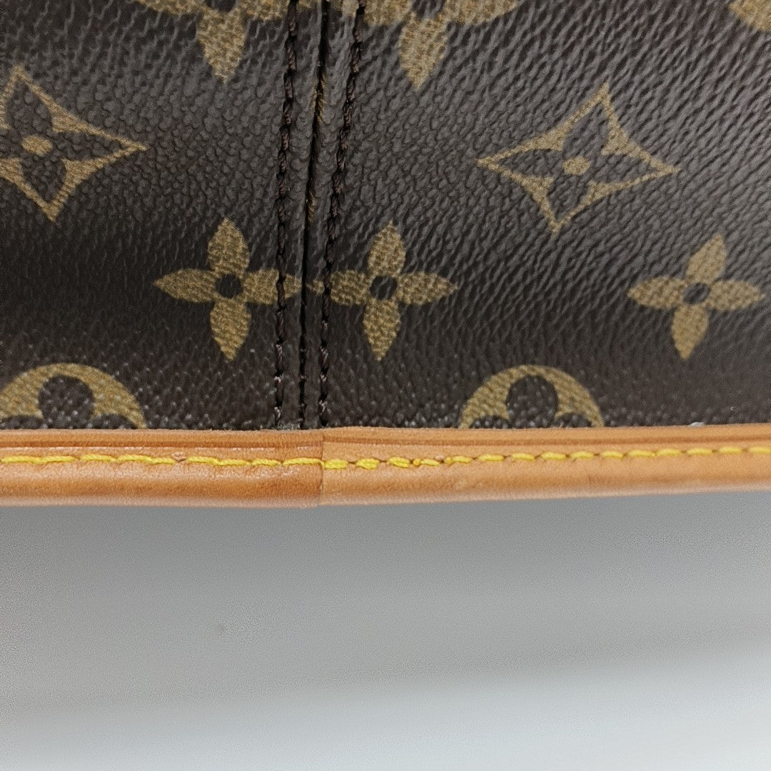 SOLOGNE PM Monogram Coated Canvas Brown