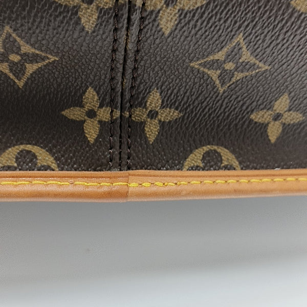 SOLOGNE PM Monogram Coated Canvas Brown