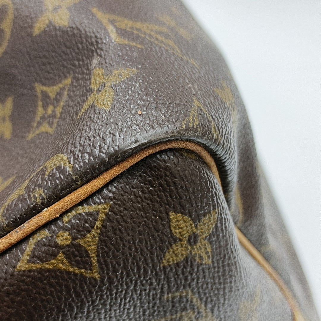 SAC SOUPLE 55 Monogram Coated Canvas Brown