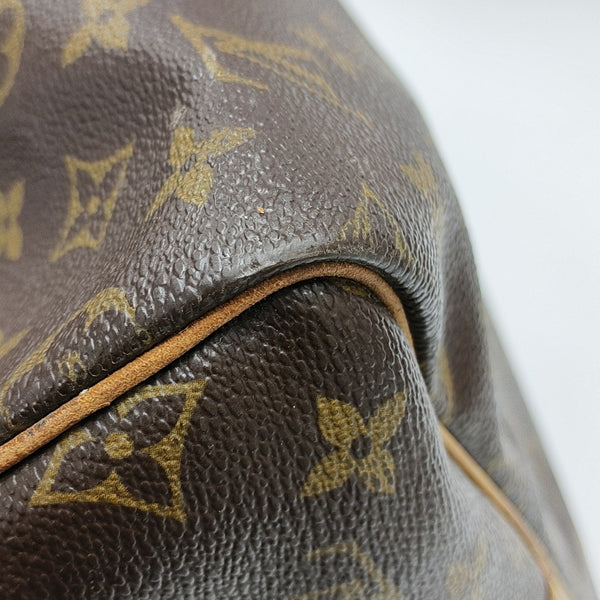 SAC SOUPLE 55 Monogram Coated Canvas Brown