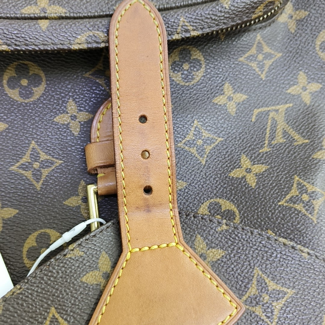 MONTSOURIS GM Monogram Coated Canvas Brown