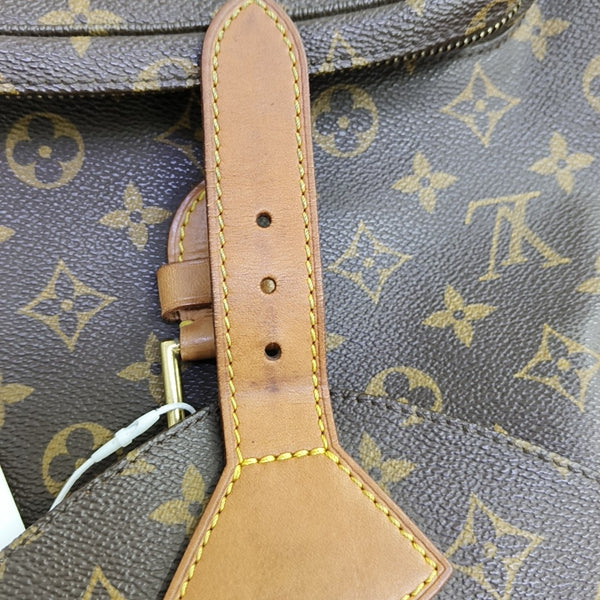 MONTSOURIS GM Monogram Coated Canvas Brown