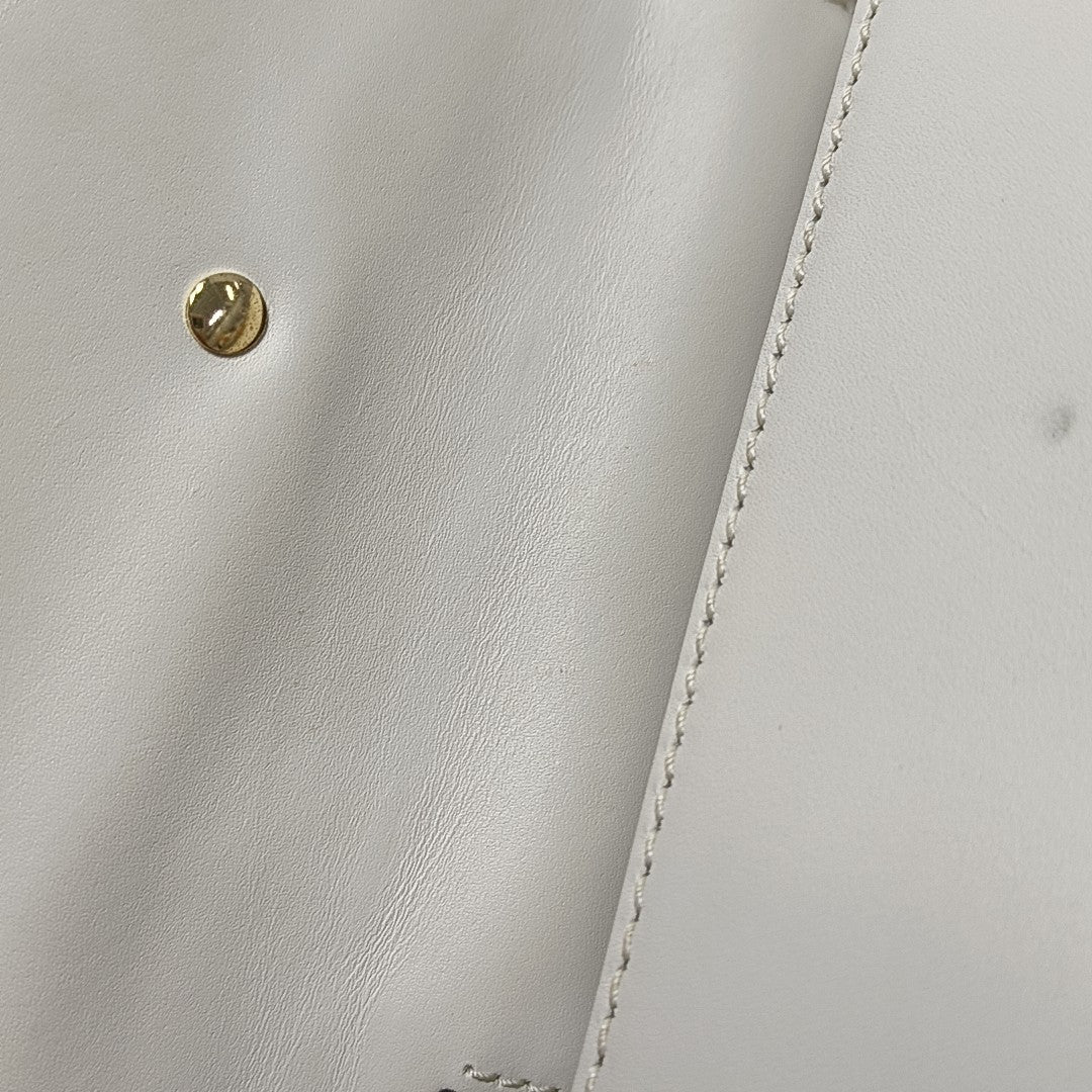 Sylvie Mini Calfskin White