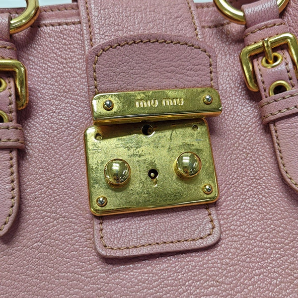 Calfskin Tote Bag Pink