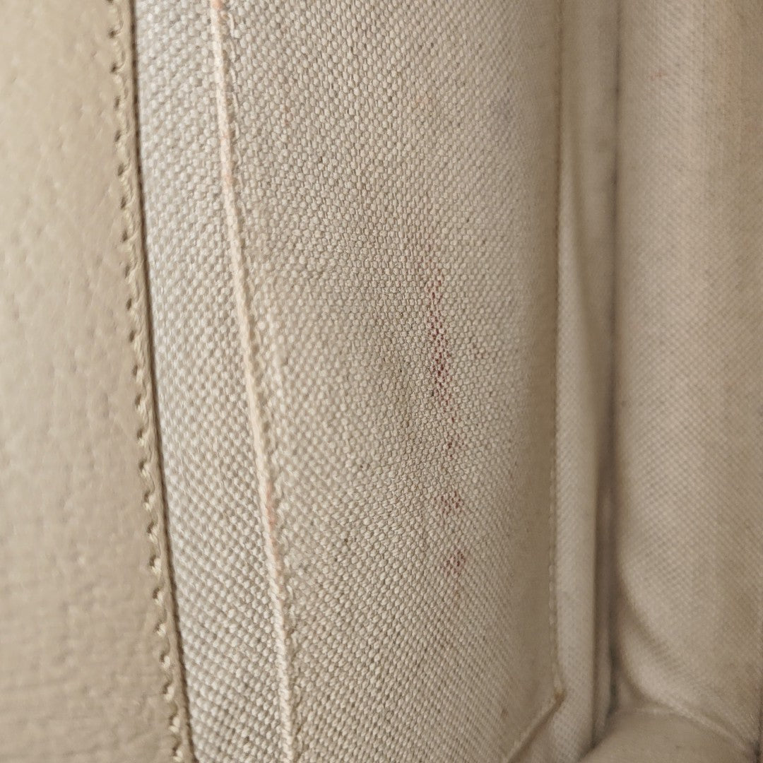 Ophidia Small Monogram Coated Canvas White