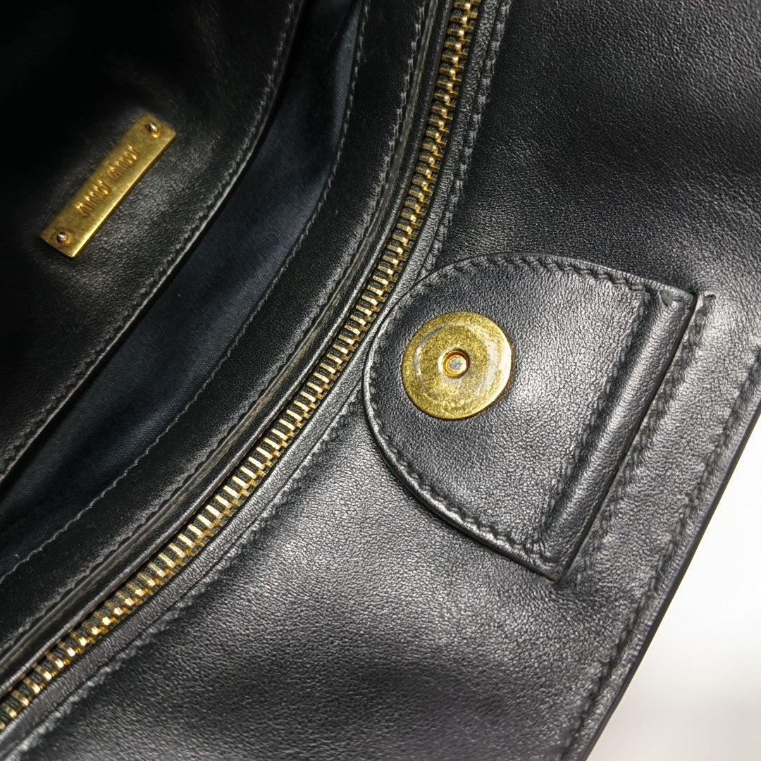 Calfskin Tote Bag Black