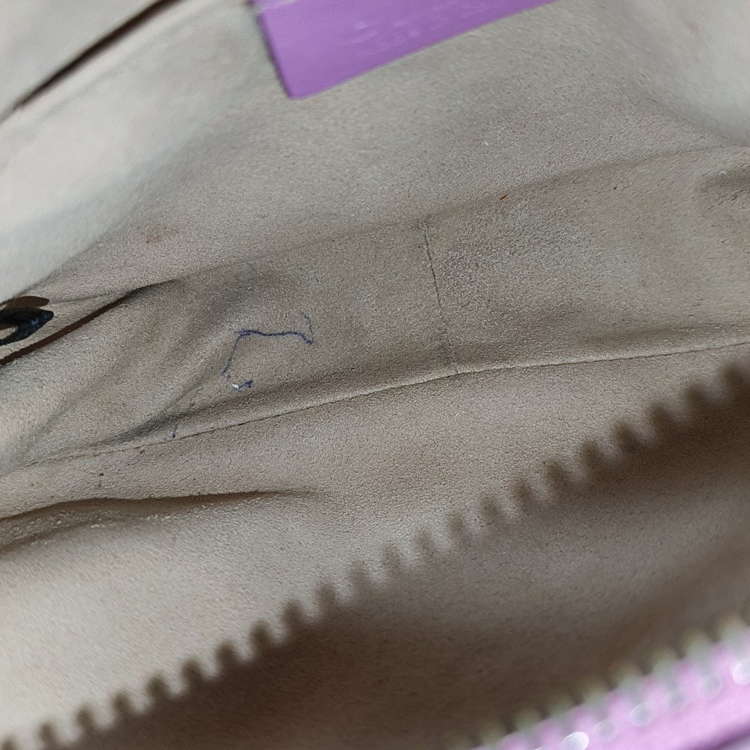 GG Marmont Mini Quilted Calfskin Purple