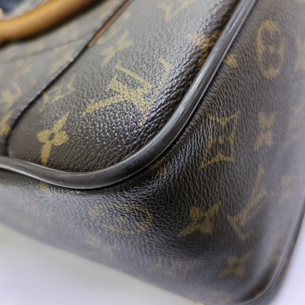 ICARE Monogram Coated Canvas Brown