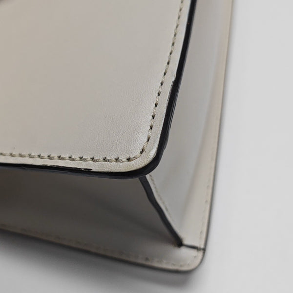 Sylvie Mini Calfskin White