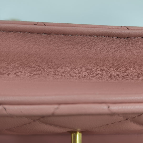 TRENDY CC Quilted Lambskin Pink
